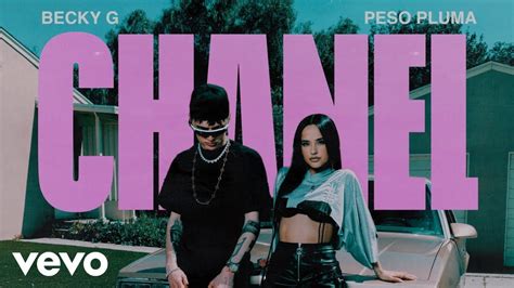 chanel peso pluma becky g|peso pluma tik tok song.